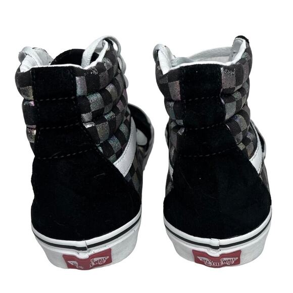 Vans High Top Iridescent Checkerboard Size 8.5 - Picture 5 of 5
